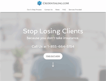 Tablet Screenshot of credentialing.com